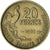 Coin, France, Guiraud, 20 Francs, 1951, Paris, MS(60-62), Aluminum-Bronze
