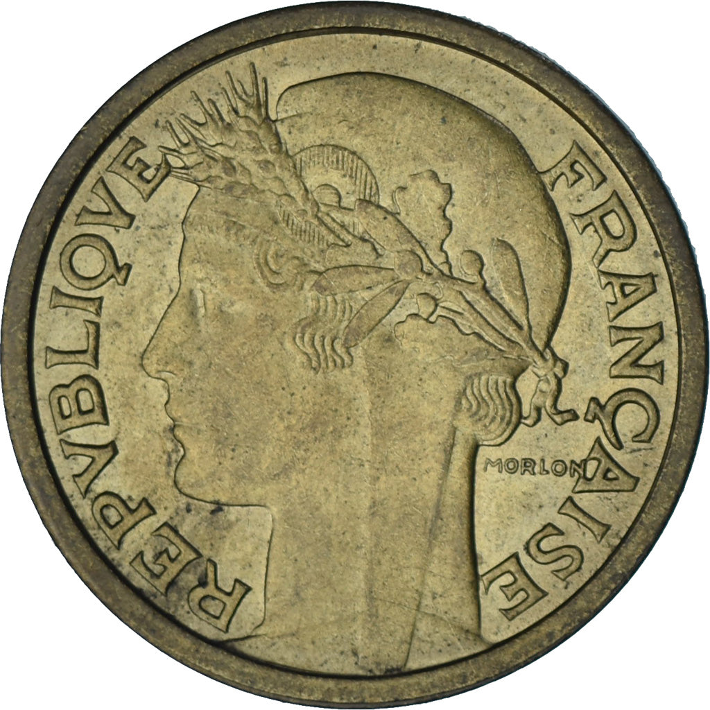 Moneda, Francia, Morlon, Franc, 1939, Paris, SC, Aluminio - bronce, KM:885