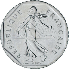 Münze, Frankreich, Semeuse, 2 Francs, 1988, Paris, UNZ+, Nickel, KM:942.1