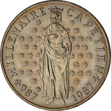 Moneda, Francia, 10 Francs, 1987, Paris, SC, Níquel - bronce, KM:961d