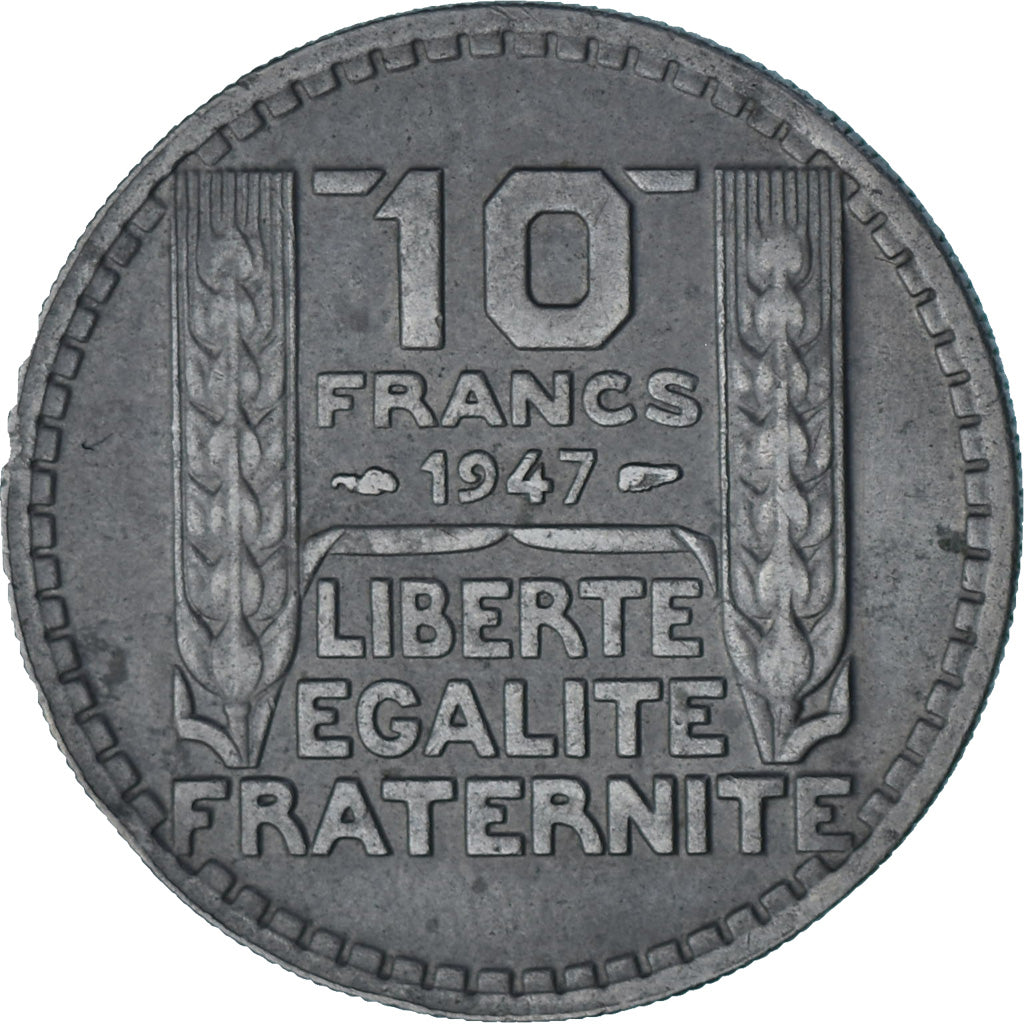 Moneta, Francia, Turin, 10 Francs, 1947, Paris, SPL, Rame-nichel, KM:908.1