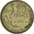 Coin, France, Guiraud, 20 Francs, 1951, Paris, AU(55-58), Aluminum-Bronze