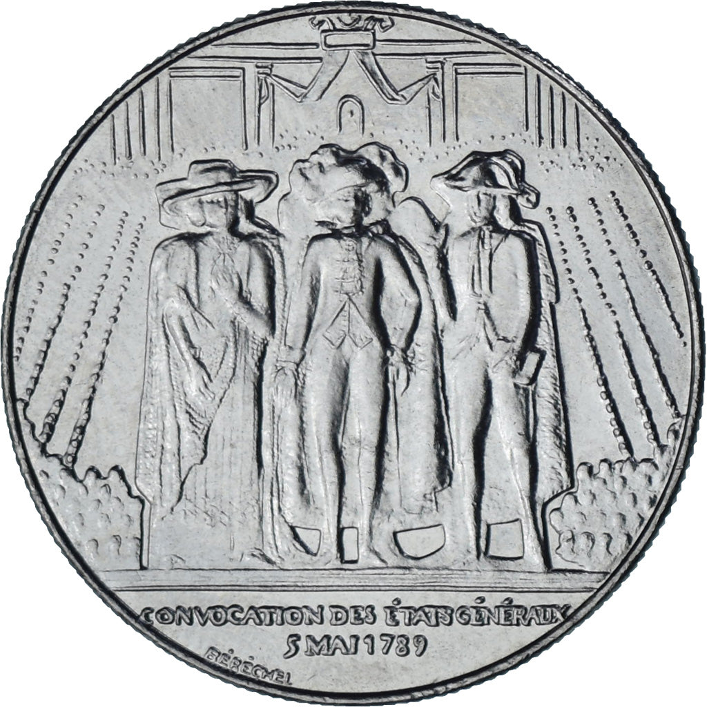 Moneda, Francia, 1 Franc, 1989, SC, Níquel, KM:967, Gadoury:477