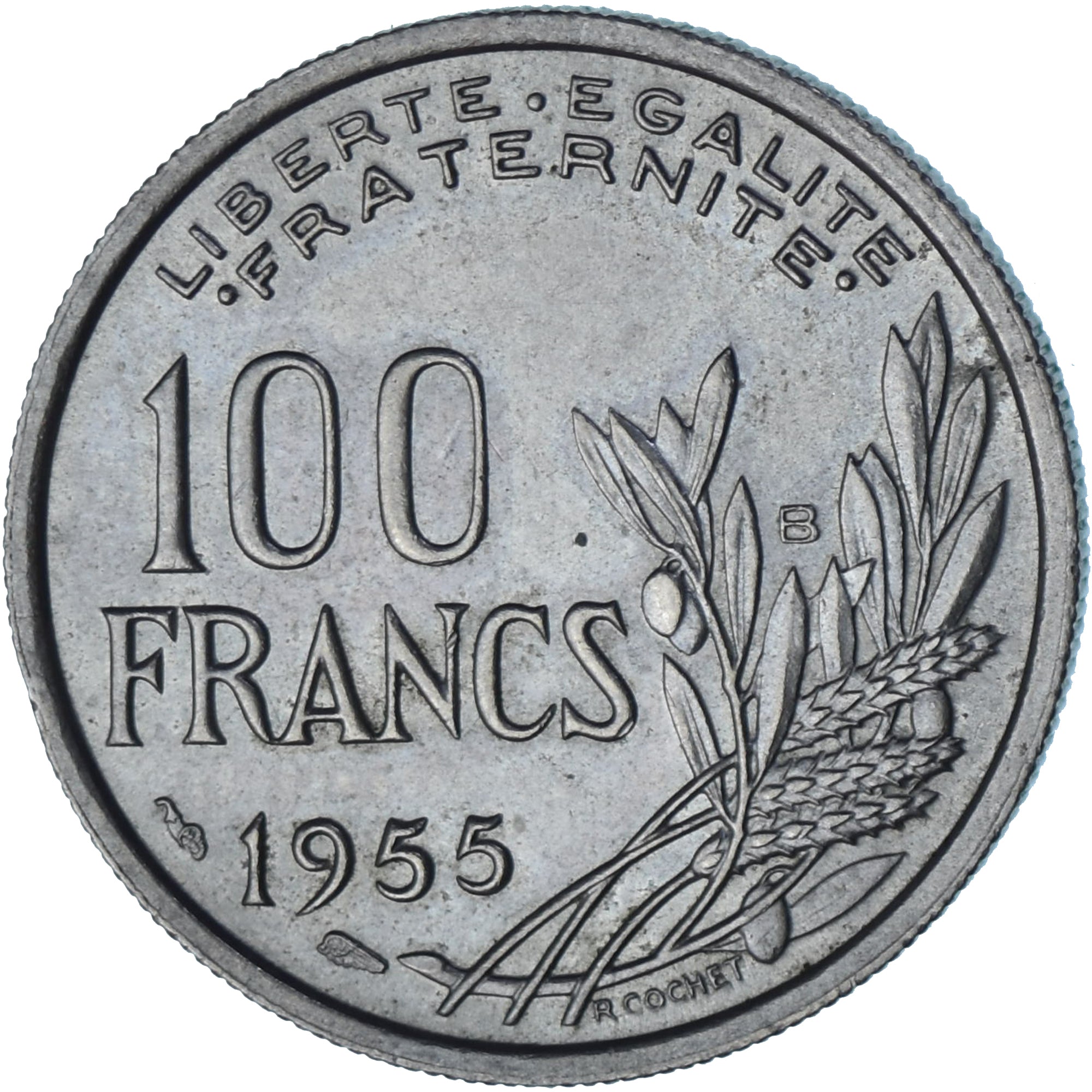 Monnaie, France, Cochet, 100 Francs, 1955, SUP, Cupro-nickel, Gadoury:897