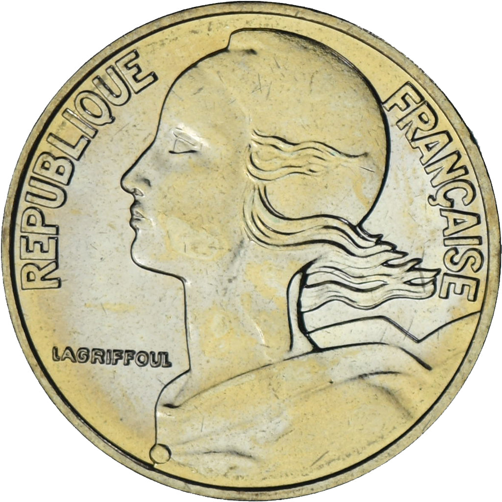 Moneta, Francia, Marianne, 10 Centimes, 2001, Paris, SPL+, Alluminio-bronzo