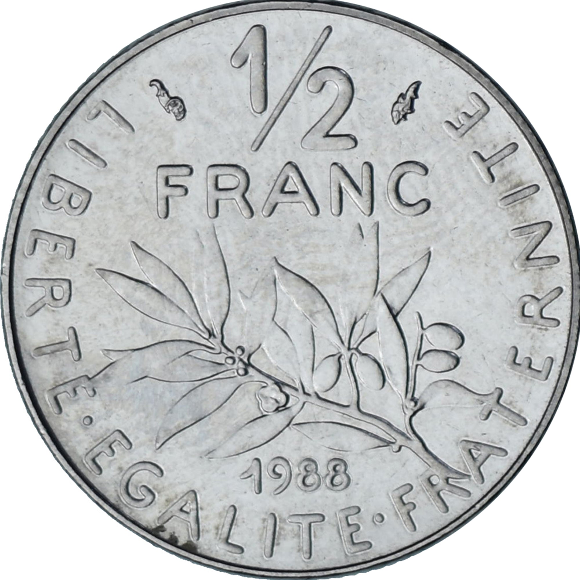 Moneta, Francia, Semeuse, 1/2 Franc, 1988, Paris, SPL, Nichel, KM:931.1