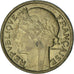 Francia, 50 Centimes, Morlon, 1939, Bruxelles, Aluminio - bronce, EBC