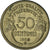 Francia, 50 Centimes, Morlon, 1939, Bruxelles, Aluminio - bronce, EBC