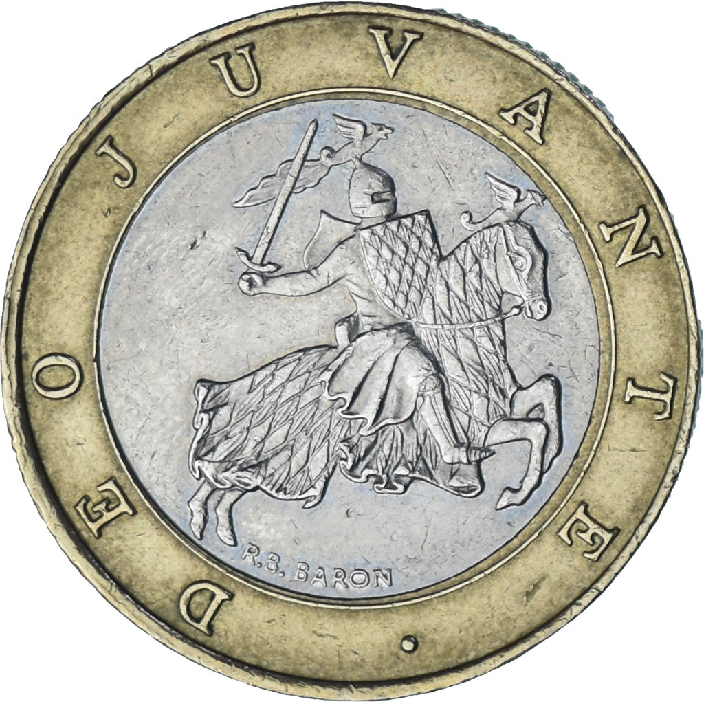 Moneta, Monaco, Rainier III, 10 Francs, 1992, BB, Bi-metallico, KM:163