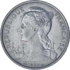 Münze, Madagascar, 5 Francs, 1953, SS+, Aluminium