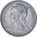 Moeda, Madagáscar, 5 Francs, 1953, AU(50-53), Alumínio