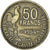 Coin, France, Guiraud, 50 Francs, 1954, Beaumont - Le Roger, EF(40-45)