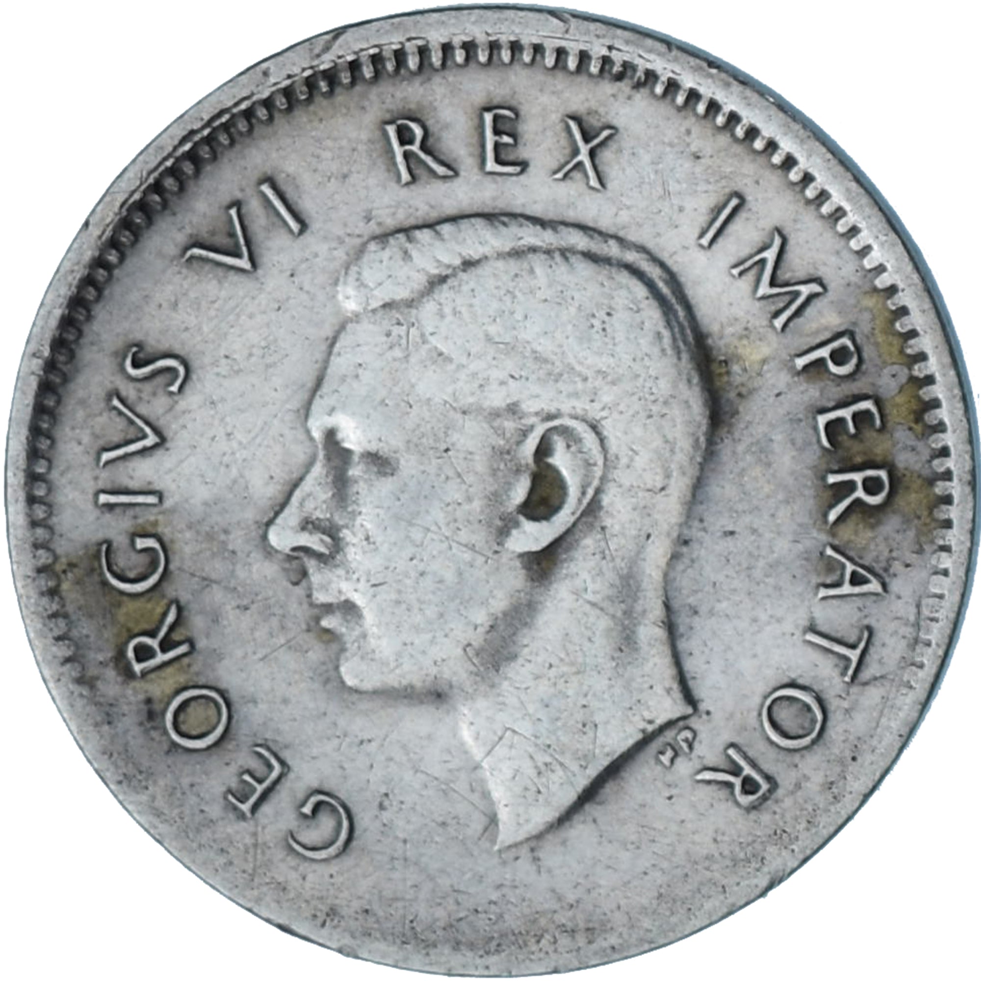 Munten, Zuid Afrika, George VI, 3 Pence, 1940, ZF+, Zilver, KM:26