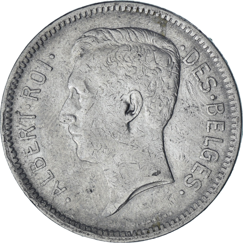 Münze, Belgien, 5 Francs, 5 Frank, 1932, SS+, Nickel, KM:97.1