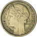 Moneda, Francia, Morlon, 50 Centimes, 1939, Bruxelles, MBC, Aluminio - bronce