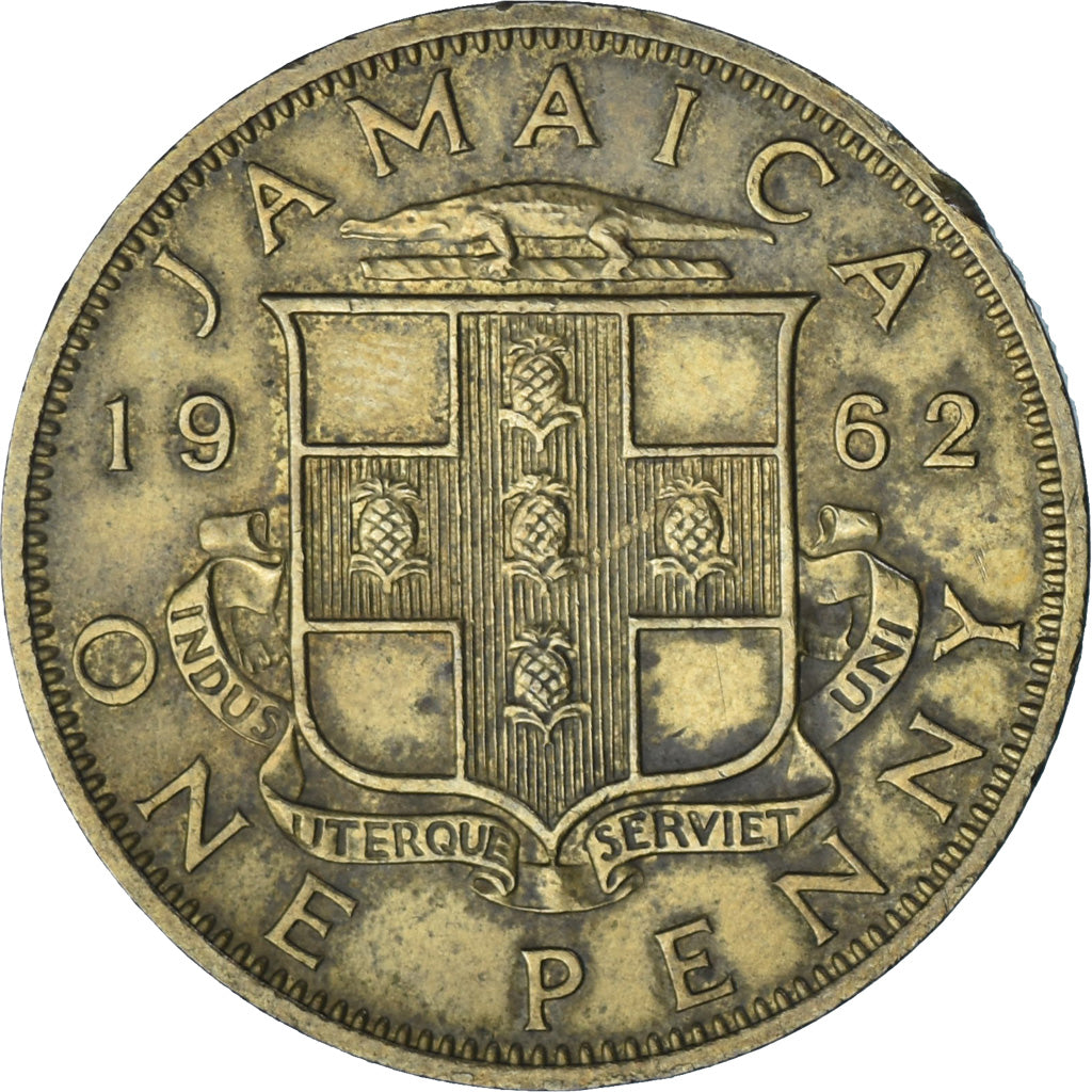 Wielka Brytania, Elizabeth II, Penny, 1962, Brązowy, AU(55-58), KM:897