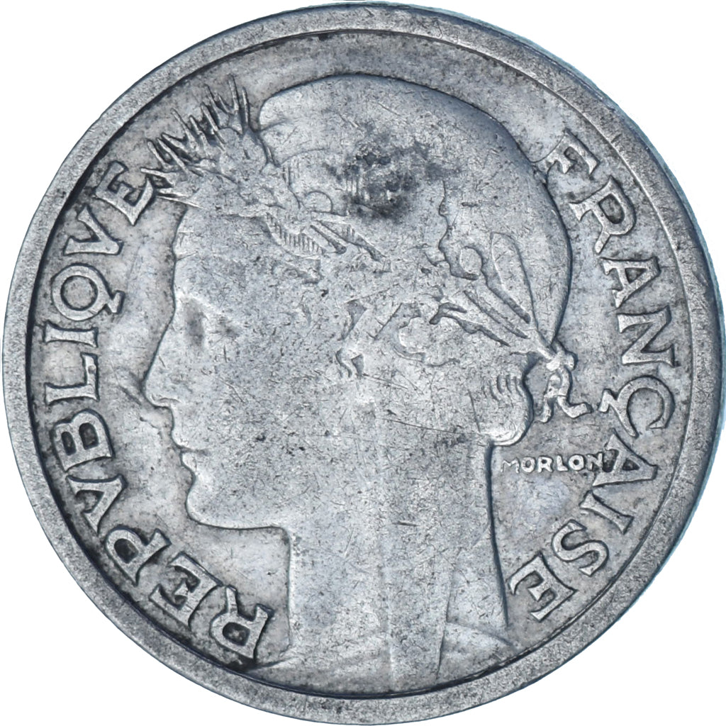 França, Franc, Morlon, 1945, Beaumont - Le Roger, Alumínio, EF(40-45)