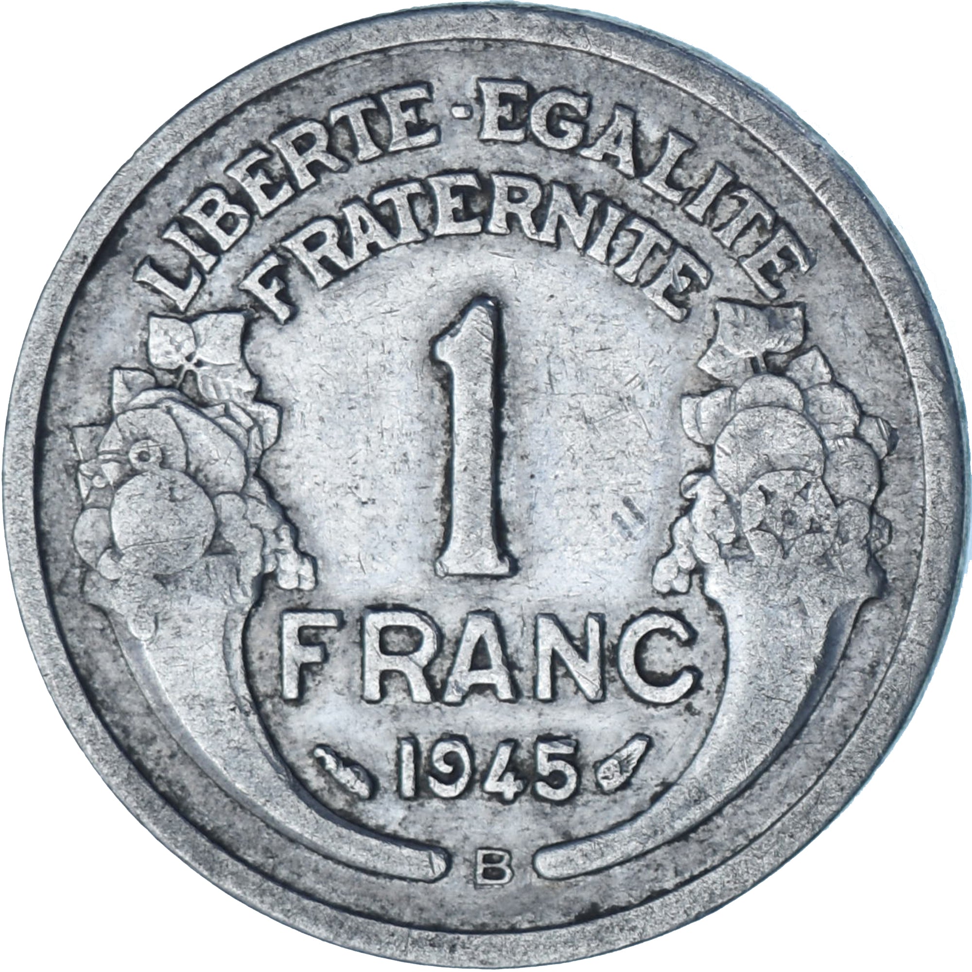 França, Franc, Morlon, 1945, Beaumont - Le Roger, Alumínio, EF(40-45)