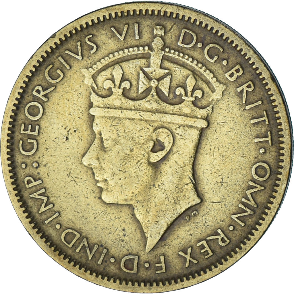 Monnaie, Afrique Occidentale britannique, Shilling, 1938, TTB+, Laiton