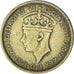 Moneta, BRYTYJSKA AFRYKA ZACHODNIA, Shilling, 1938, AU(50-53), laiton