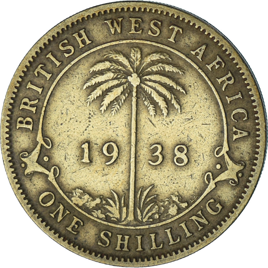 Monnaie, Afrique Occidentale britannique, Shilling, 1938, TTB+, Laiton