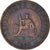 Moneta, INDOCINA FRANCESE, Cent, 1889, Paris, BB+, Bronzo, KM:1, Lecompte:41