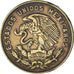 Moneda, México, 5 Centavos, 1957, EBC, laiton
