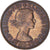 Moneda, Gran Bretaña, Elizabeth II, Penny, 1962, EBC, Bronce, KM:897