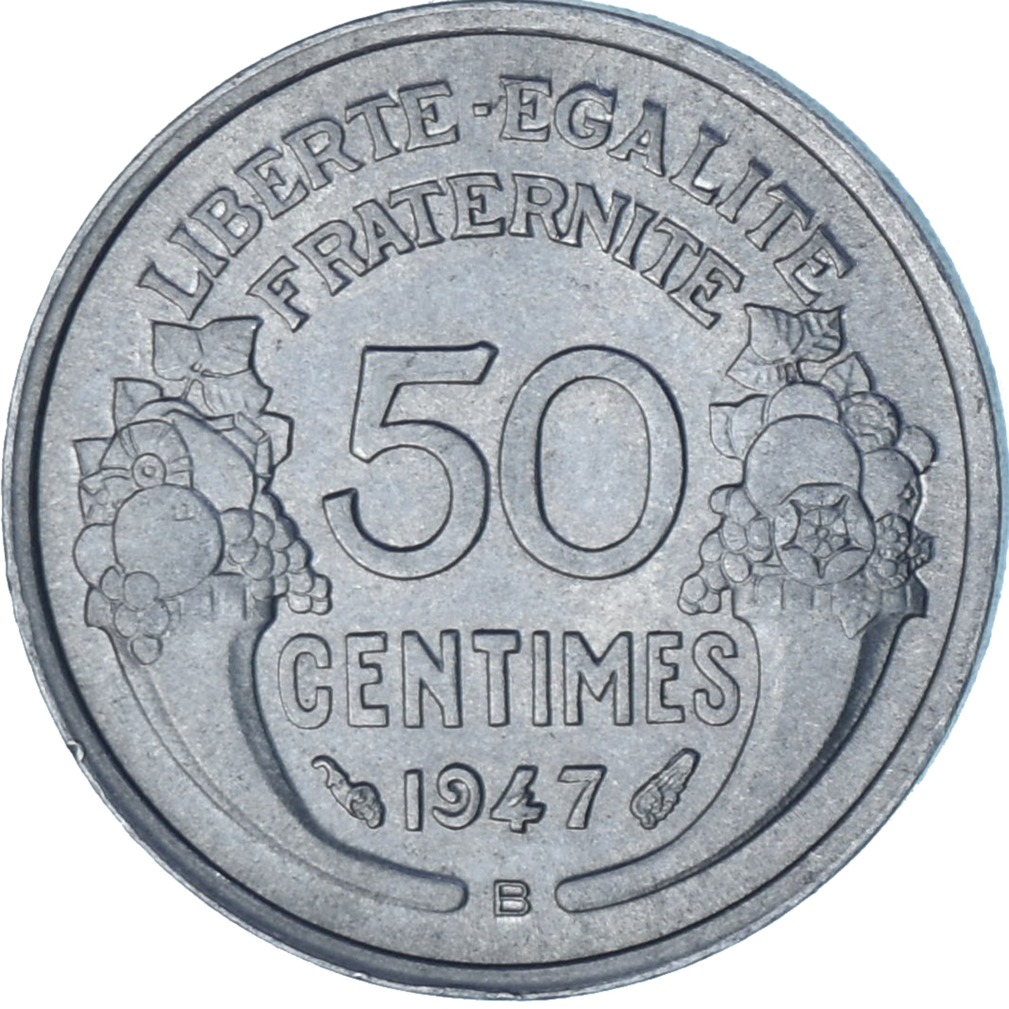 Münze, Frankreich, Morlon, 50 Centimes, 1947, Beaumont - Le Roger, VZ