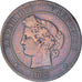 Moneda, Francia, Cérès, 10 Centimes, 1895, Paris, MBC+, Bronce, KM:815.1