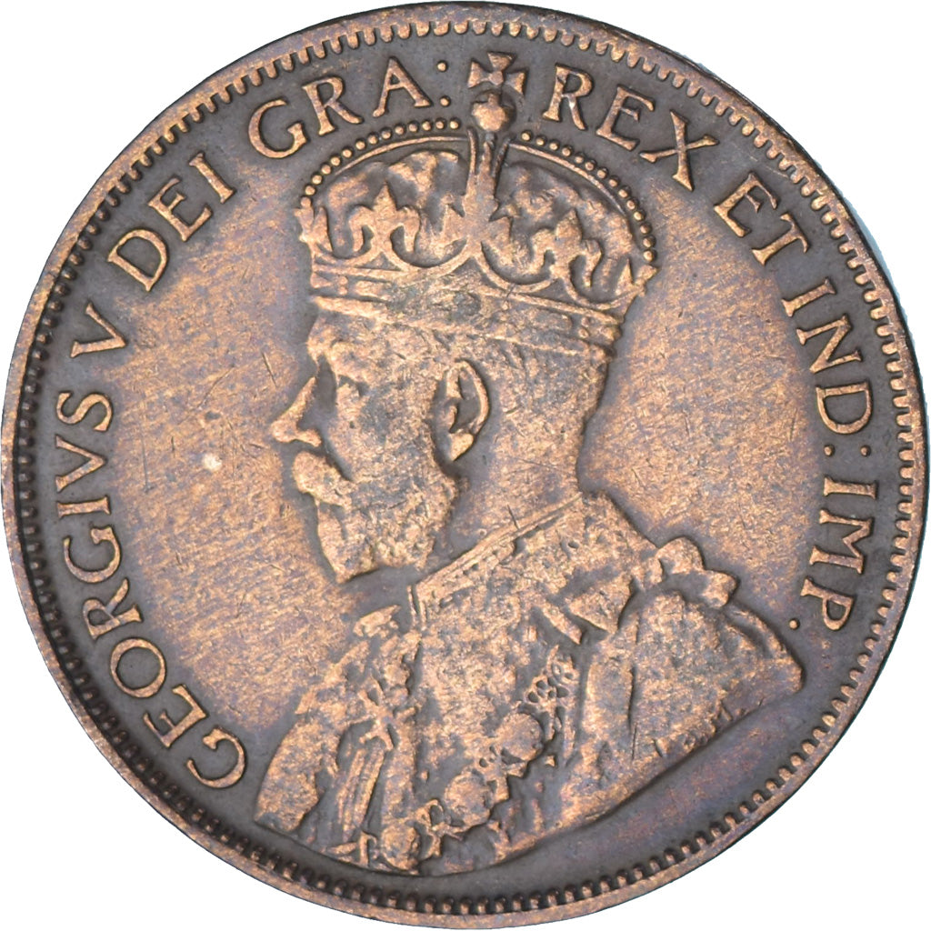 Moneta, Canada, George V, Cent, 1918, Royal Canadian Mint, Ottawa, AU(55-58)