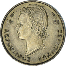 Moeda, África Ocidental Francesa, 5 Francs, 1956, Paris, AU(50-53)
