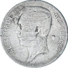 Münze, Belgien, Albert I, Franc, 1912, Royal Belgium Mint, S+, Silber, KM:72