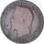 Moneda, Francia, Napoleon III, Napoléon III, 5 Centimes, 1861, Paris, BC+
