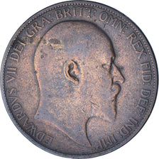 Münze, Großbritannien, Edward VII, Penny, 1903, S+, Bronze, KM:794.2