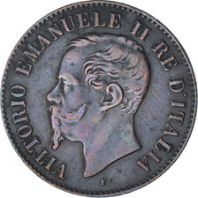 Moneta, Italia, Vittorio Emanuele II, 2 Centesimi, 1861, Milan, SPL-, Rame
