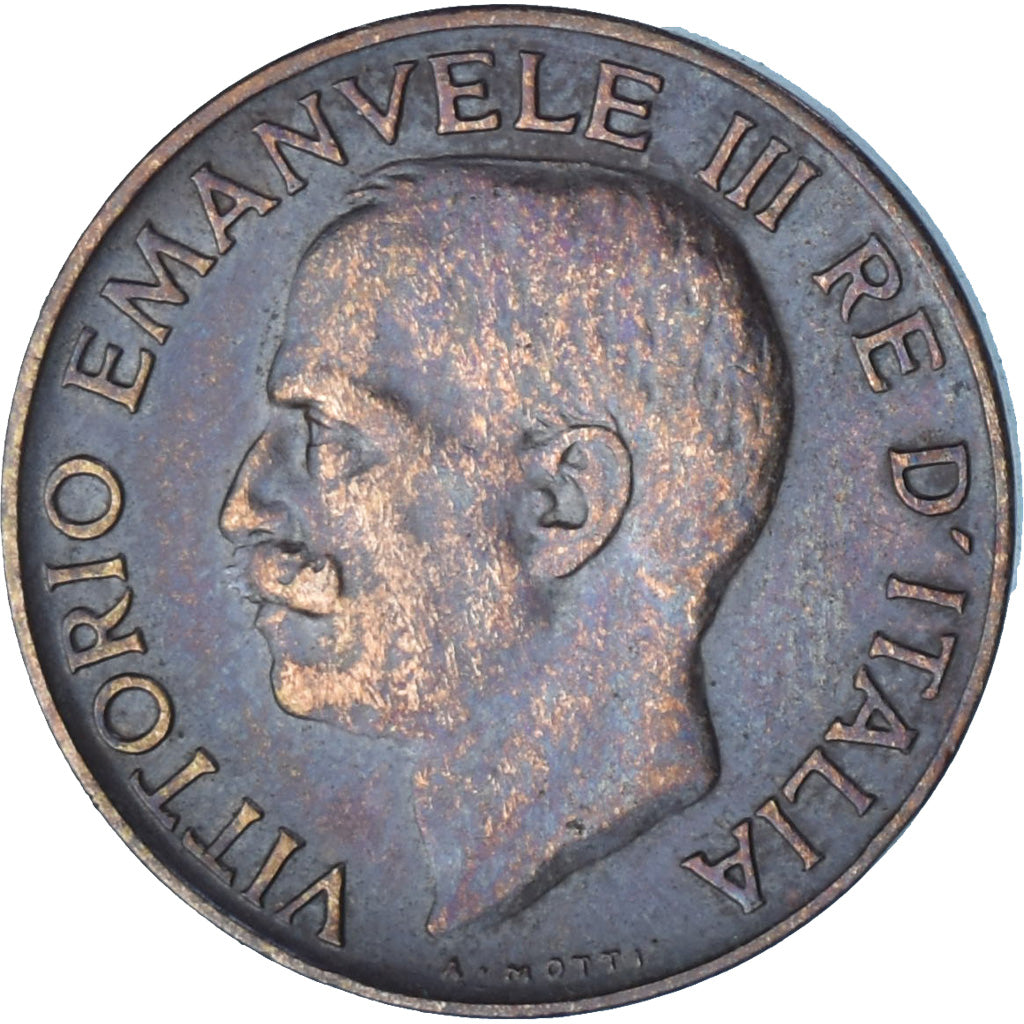 Moneta, Włochy, Vittorio Emanuele III, 5 Centesimi, 1932, Rome, AU(50-53)