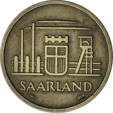 Coin, SAARLAND, 20 Franken, 1954, Paris, AU(50-53), Aluminum-Bronze, KM:2