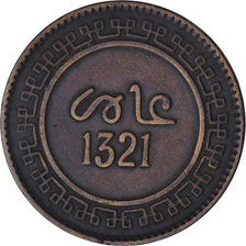 Moneta, Marocco, 10 Mazunas, 1321, BB+, Bronzo