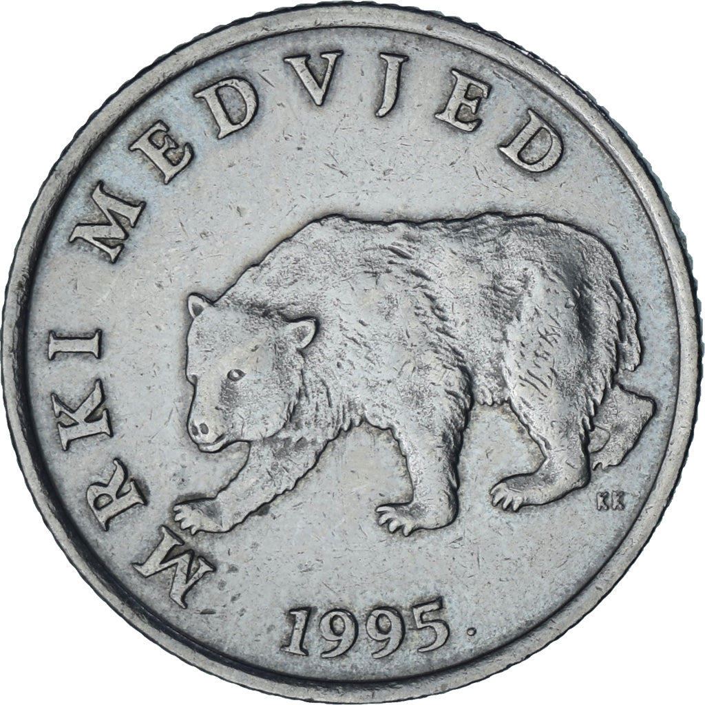 Moneta, Croazia, 5 Kuna, 1995, BB, Rame-nichel-zinco, KM:11