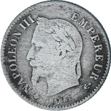 Munten, Frankrijk, Napoleon III, Napoléon III, 20 Centimes, 1867, Paris, ZF+