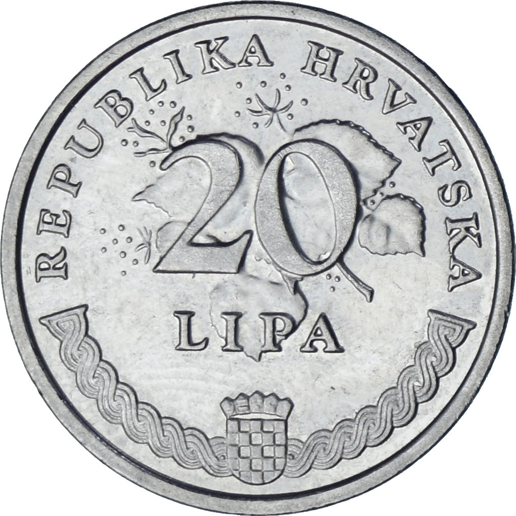 Coin, Croatia, 20 Lipa, 2010, EF(40-45), Nickel plated steel, KM:17