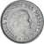 Munten, Nederland, Juliana, 25 Cents, 1955, ZF+, Nickel, KM:183