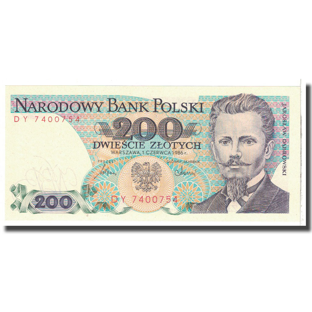 Banconote, Polonia, 200 Zlotych, 1986, 1986-06-01, KM:144c, FDS