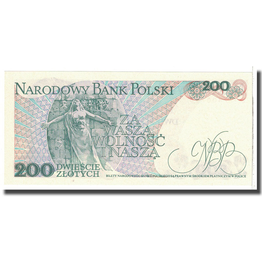 Banconote, Polonia, 200 Zlotych, 1986, 1986-06-01, KM:144c, FDS