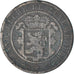 Moeda, Luxemburgo, William III, 10 Centimes, 1854, Utrecht, VG(8-10), Bronze