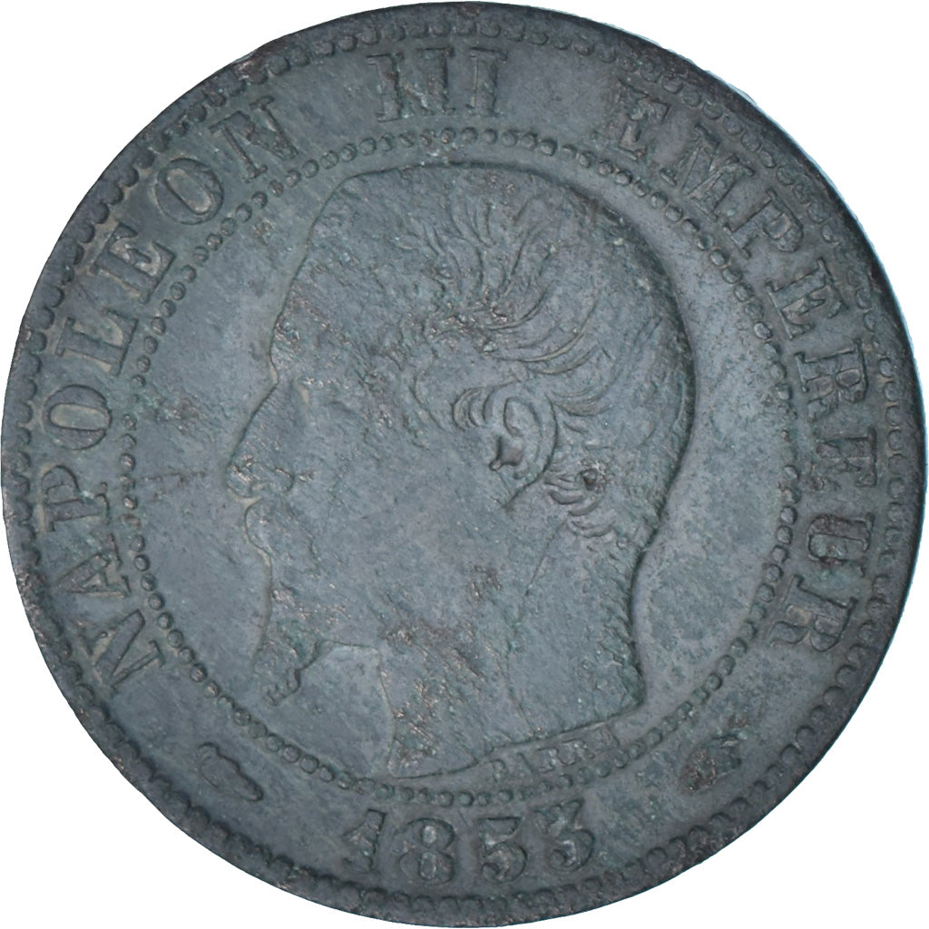 Moeda, França, Napoleon III, Napoléon III, 5 Centimes, 1853, Paris, F(12-15)