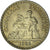 França, Chambre de commerce, 2 Francs, 1925, Paris, MS(63), Alumínio-Bronze