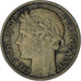 Francia, Morlon, 50 Centimes, 1936, Paris, MBC, Aluminio - bronce, KM:894.1