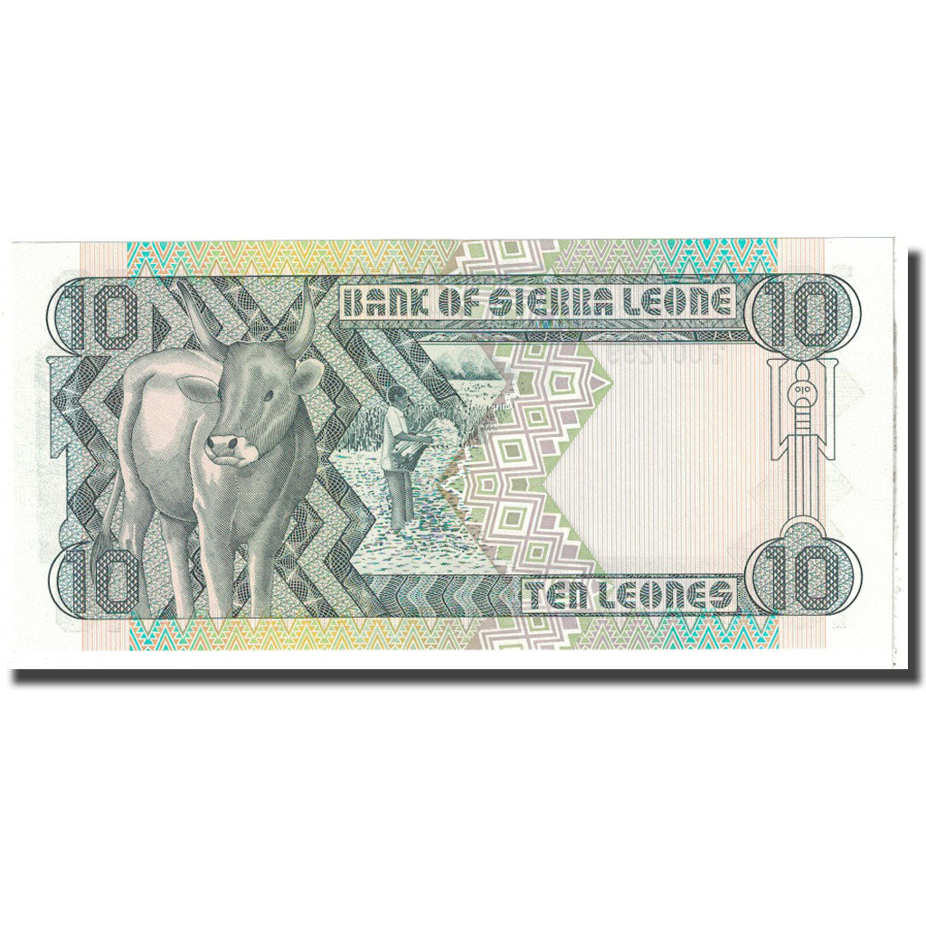Banknote, Sierra Leone, 10 Leones, 1988, 1988-04-27, KM:15, UNC(65-70)